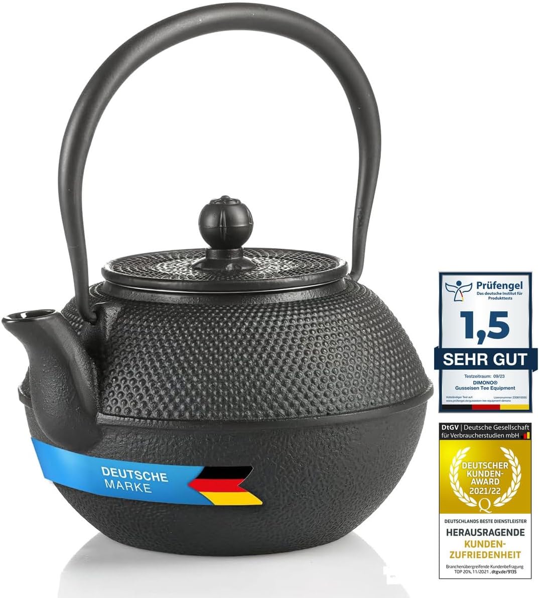 Bredemeijer Gusseisen Teekanne 1,25L - Asiatisch & Induktion Geeignet