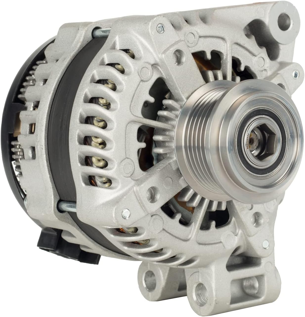 SANKAKU Alternator Fits for Buick Enclave 2008-2016, for Chevrolet Traverse 2009-2016, for GMC Acadia 2007-2016, for Saturn Outlook 2007-2010, 3.6L V6, 170Amp 6-Groove Pulley 11252