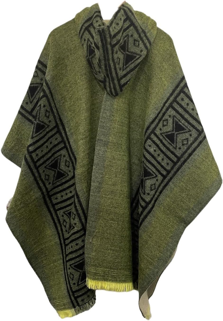 Bruno Encanto Real Poncho For Adult - Warm, Lightweigh, Hood, Costume, Unisex (Adults 38x59in)