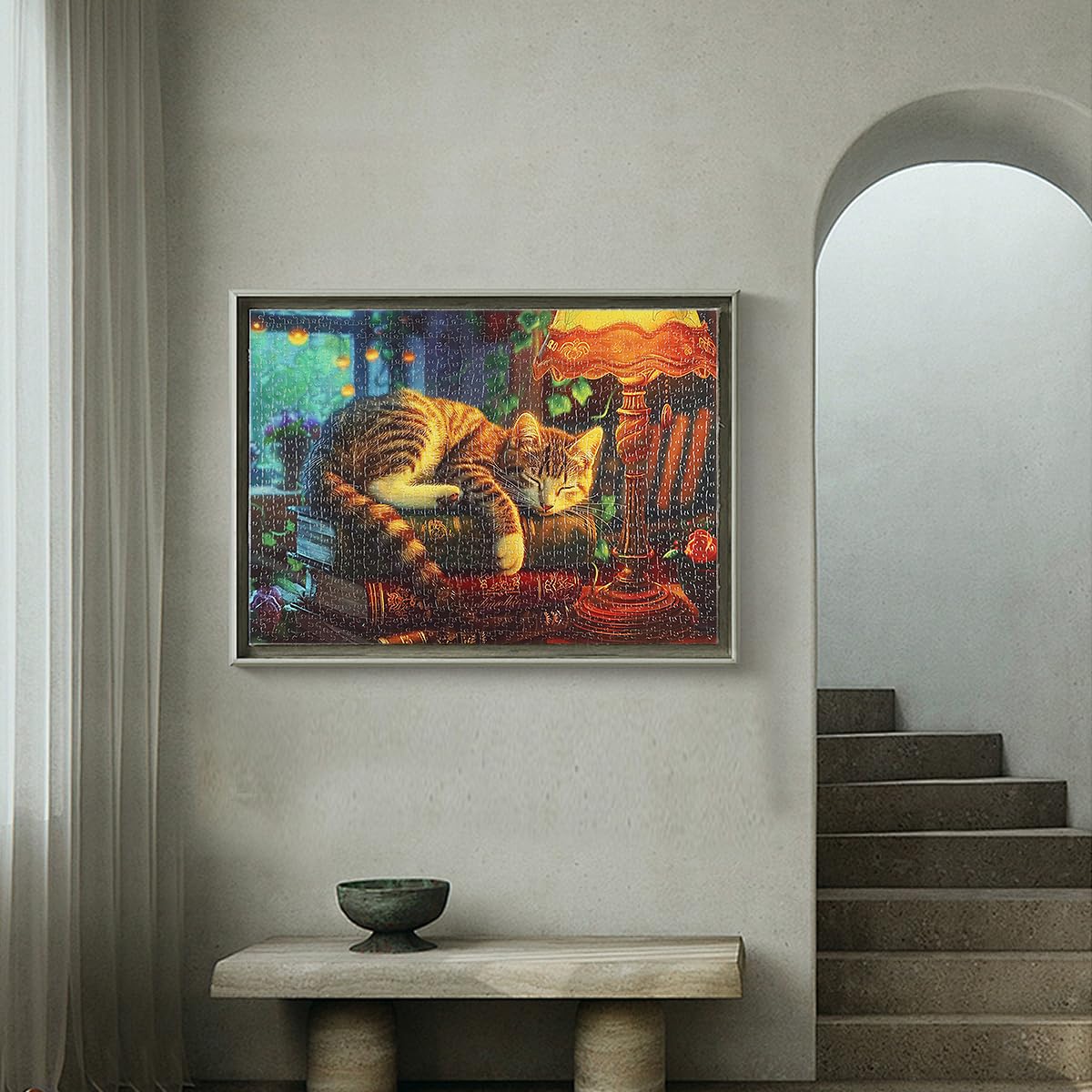 ジグソーパズル 1000ピース パズル 風景 絵画 動物50x70cm