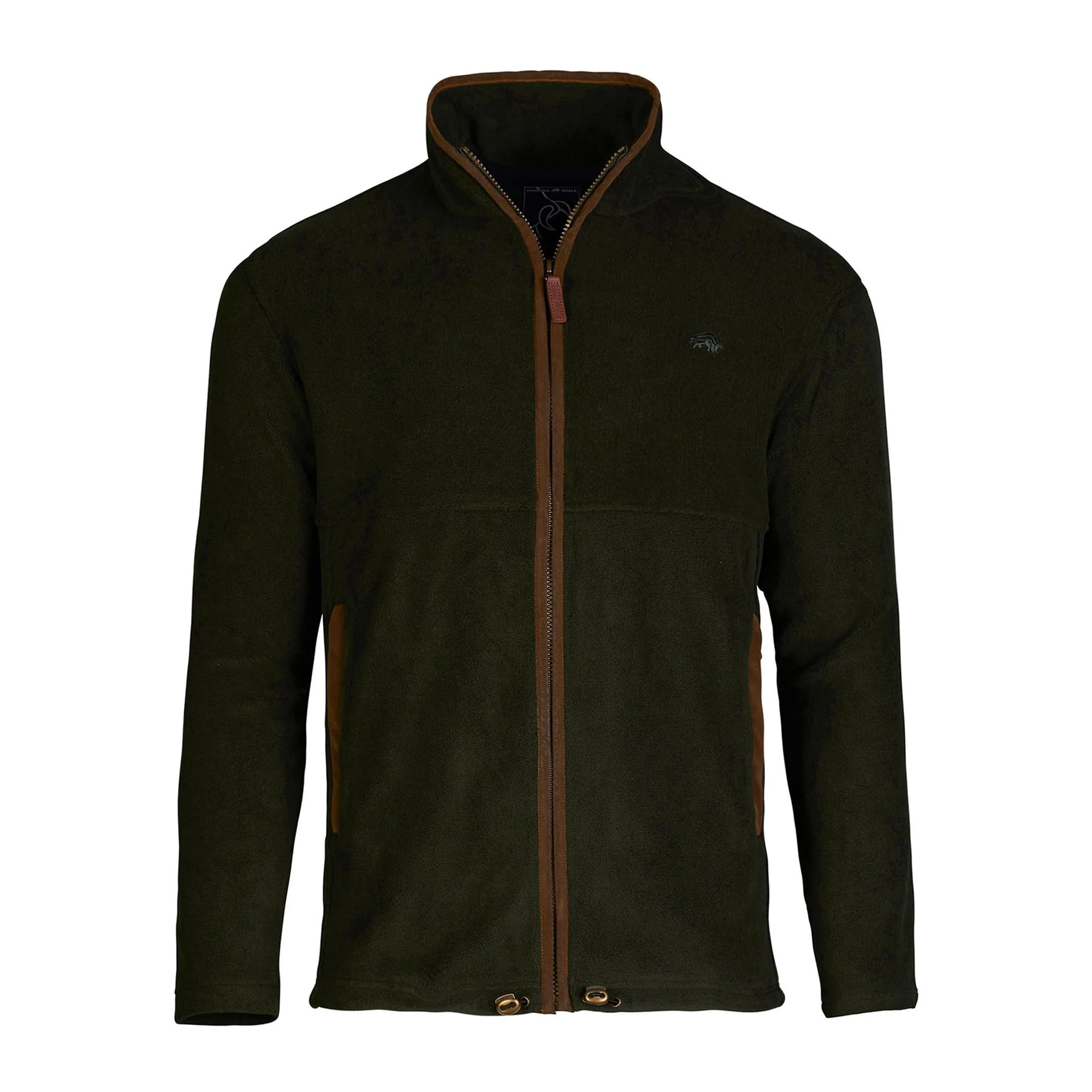 Raging Bull Men's Forest Fleece Zip Front Jacket (Xl) (Forest)