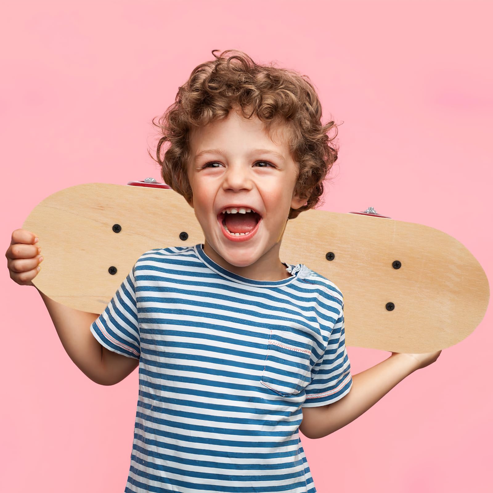 BESPORTBLE Lot de 2 4 roues en bambou pour décoration d'enfant