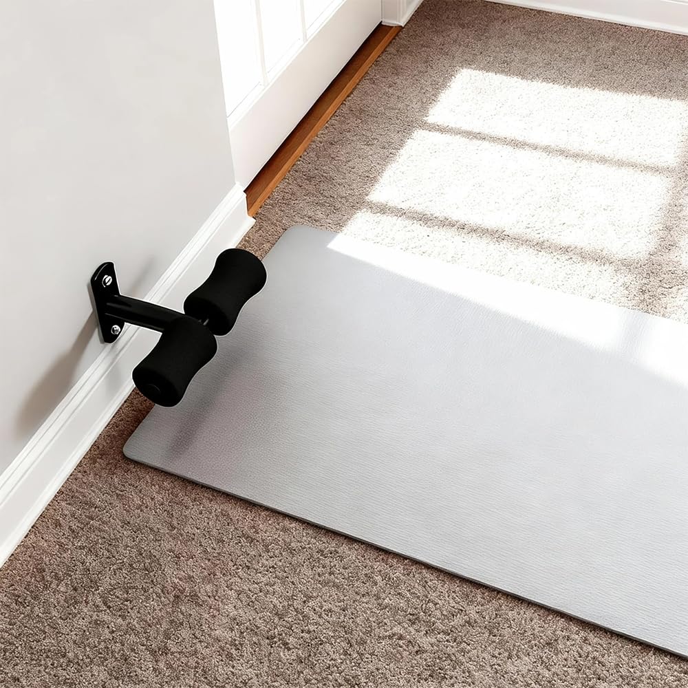Barra de ejercicio para sentarse montada en la pared, asistente de entrenamiento abdominal