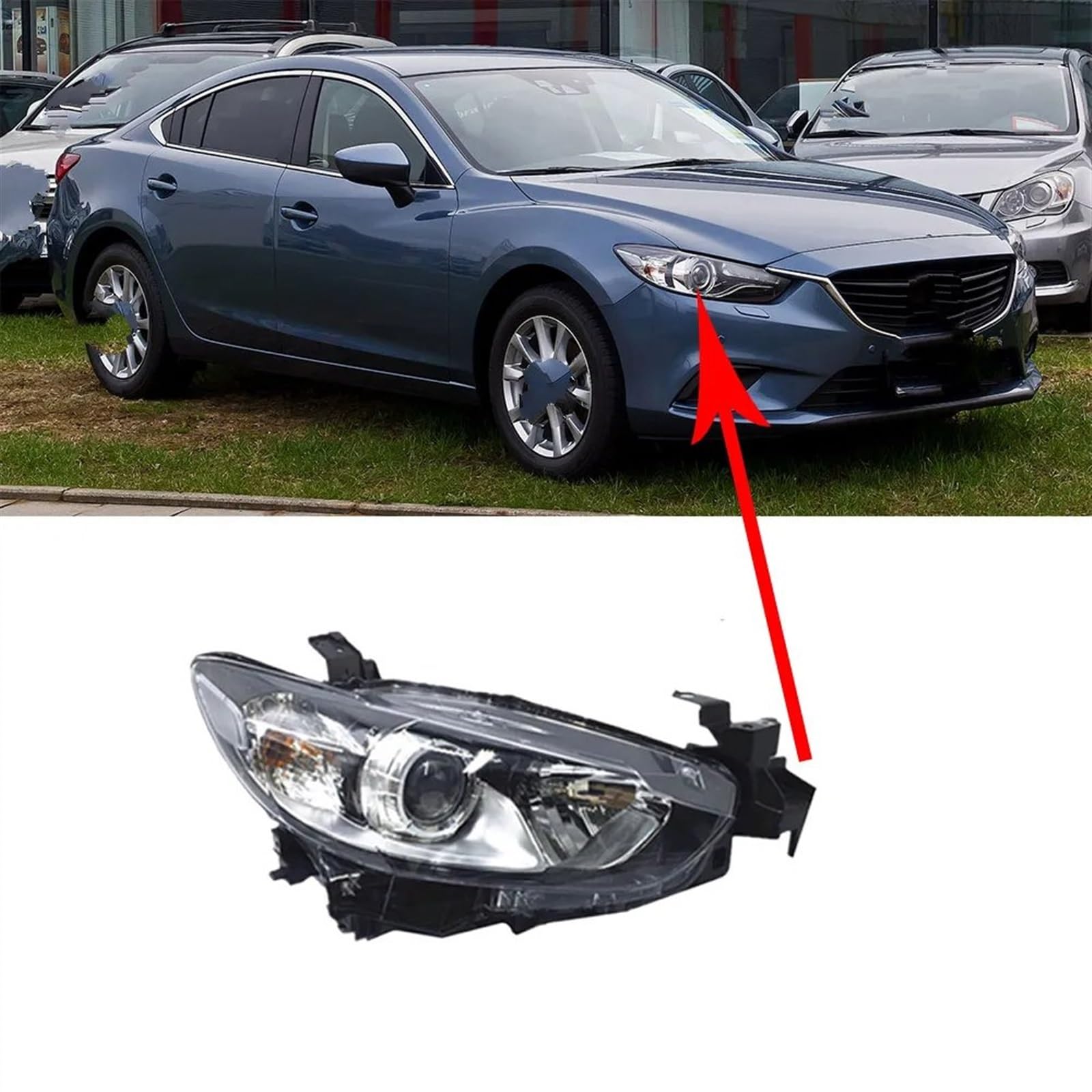 Amazon | 車用ヘッドライト Compatible With Mazda 6 For Atenza GJ GL