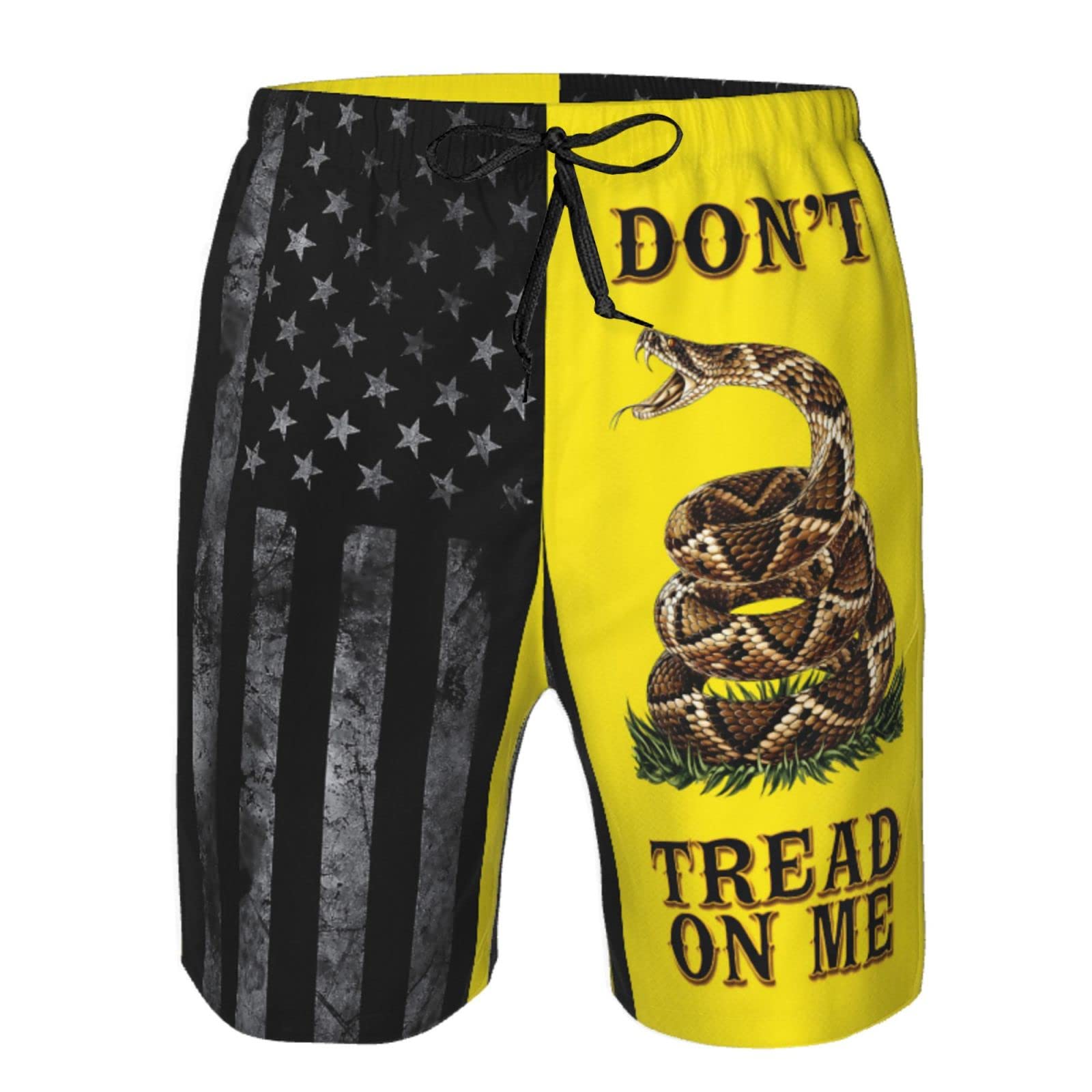 ShuwekkMens American Flag Swim Trunks Summer Surf Board Shorts Quick Dry Beach Shorts with Mesh Lining Pants