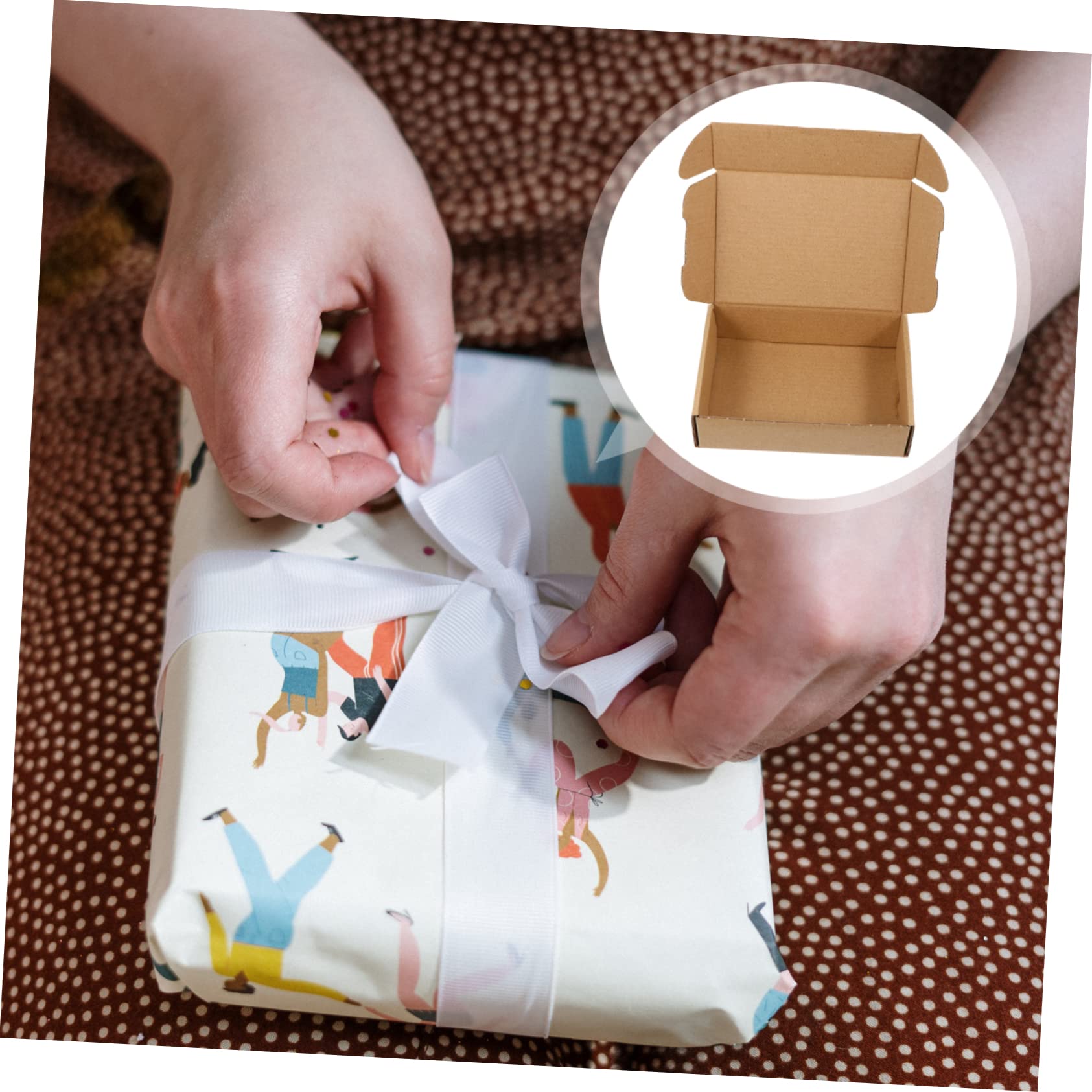Artibetter 50piezas Cajas De Embalaje De Cartón Corrugado Cajas De Mudanza Para Almacenamiento De De Cartón Para
