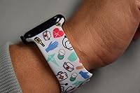 Vista 20 de Silicone Sport Watchband Compatible with Apple Watch