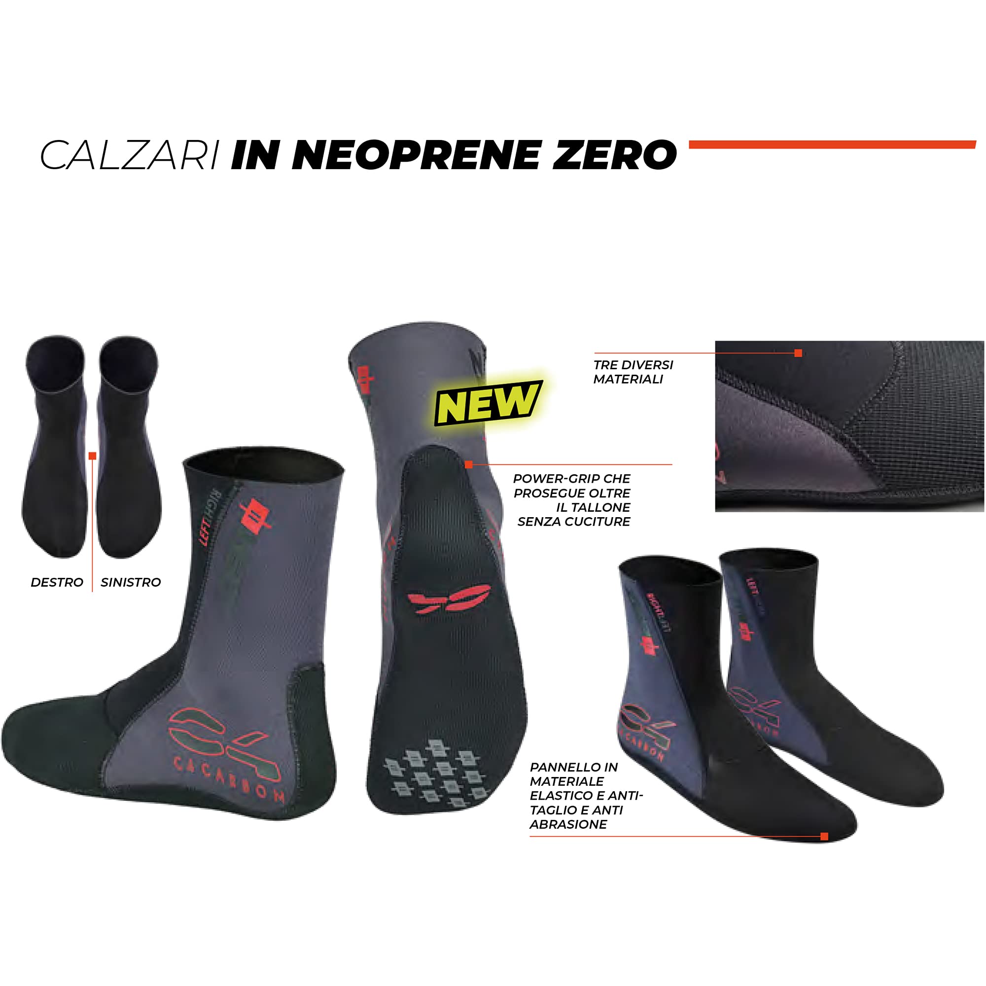 C4 Zero Socken aus Neopren