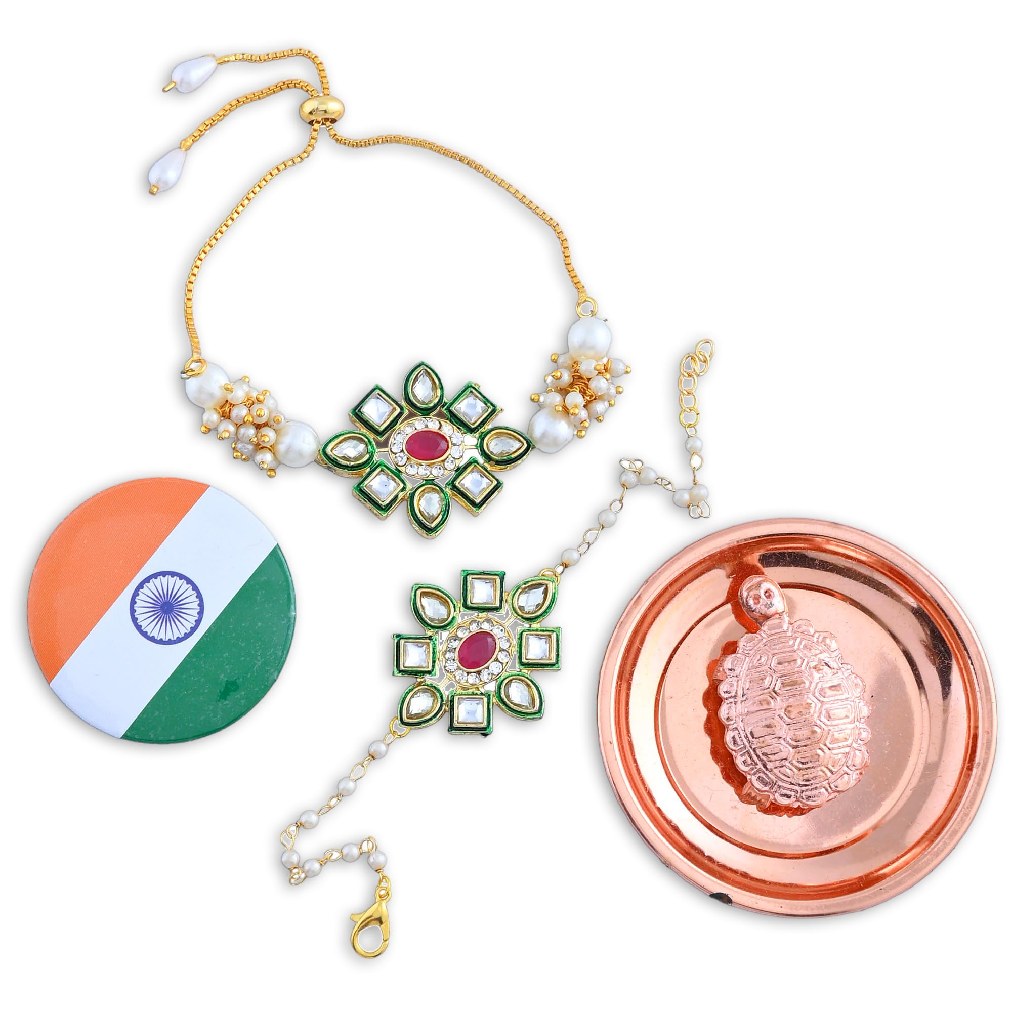 Yalambar Rakhi Set Rakhi Combo Rakhi For Brother Bhaiya Rakhi Combo Rakhi (B0D7TW56XD) Amazon Price History, Amazon Price Tracker