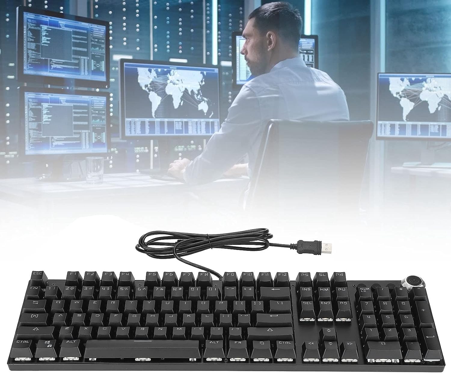 ゲーミングキーボード ゲーミング キーボード LED搭載 高耐久 PCキーボード ゲーマー