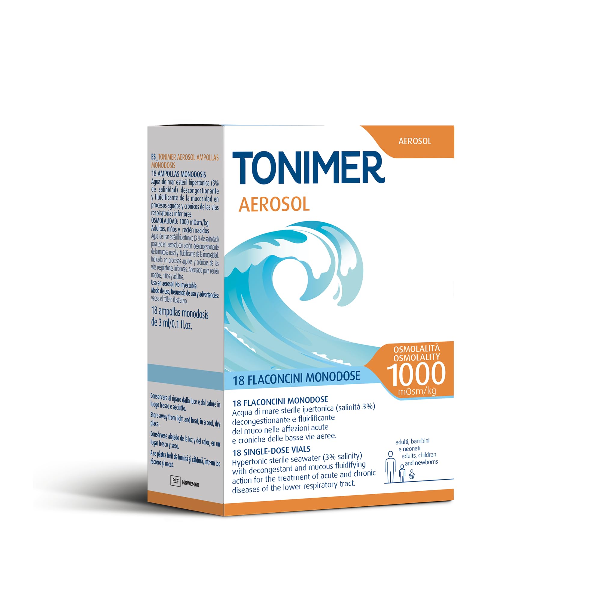 Tonimer lab aerosol 18 flaconcini monodose
