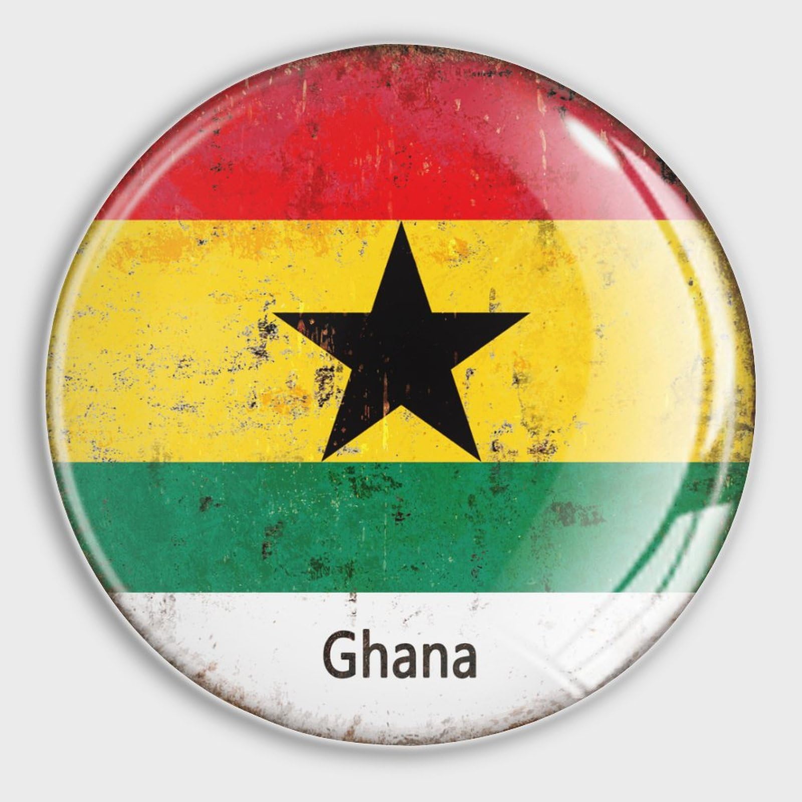 Imanes de vidrio para nevera Ghana y pizarra magnética de oficina, juego de 4 imanes potentes