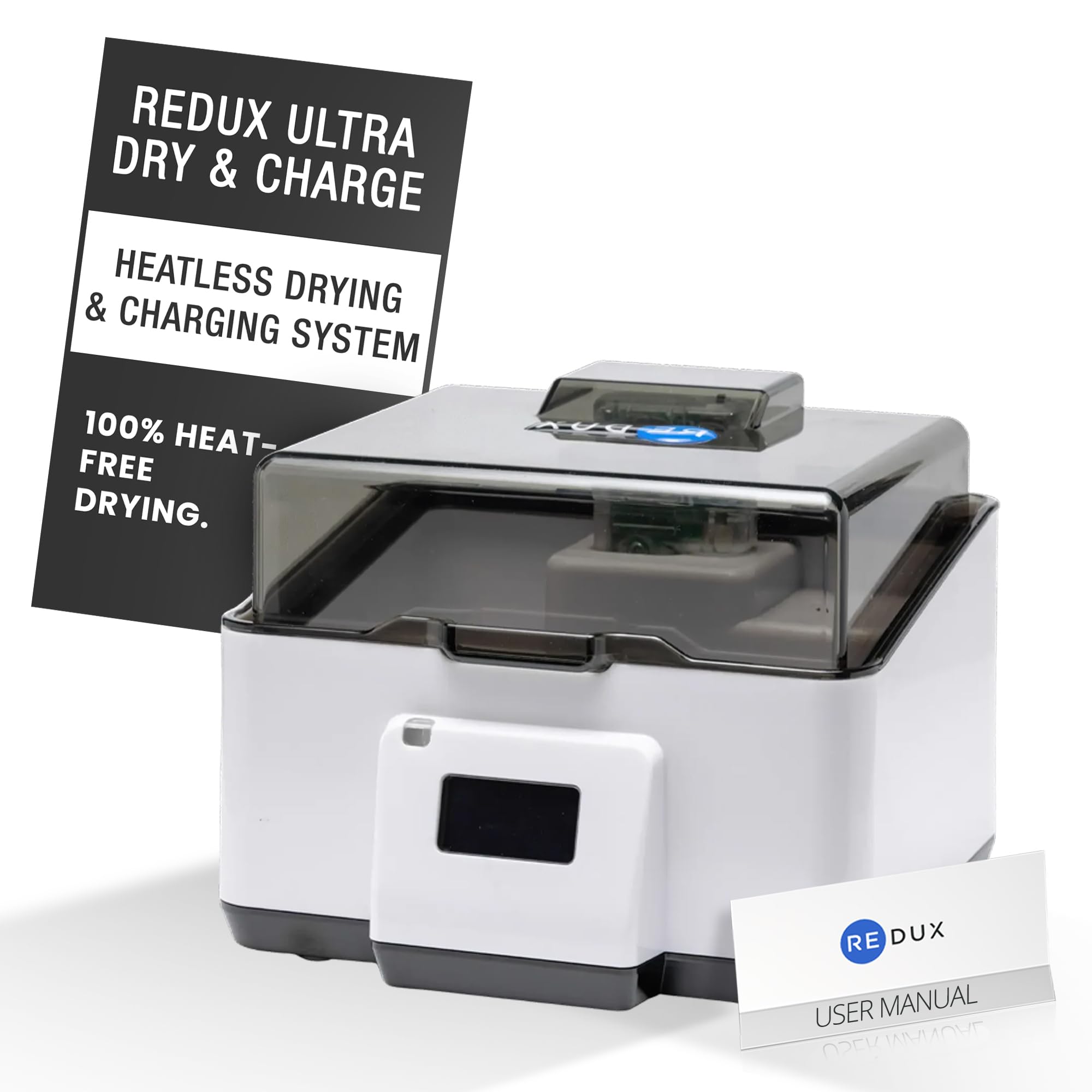 Ultra Dry Charge Hearing Aid Dryer Dehumidifier with Heatless Drying Moisture Removal Charging Port for Rechargeable Hearing Aids