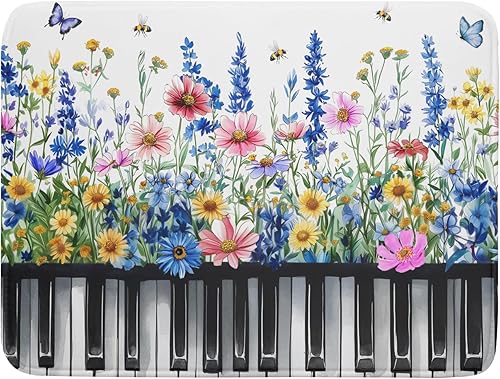 Miniatura 8 de Tapete de secado de platos de cabaña rústica, tapete escurridor de vida silvestre de oso del bosque, alce, 18 x 24 pulgadas, almohadilla escurridor