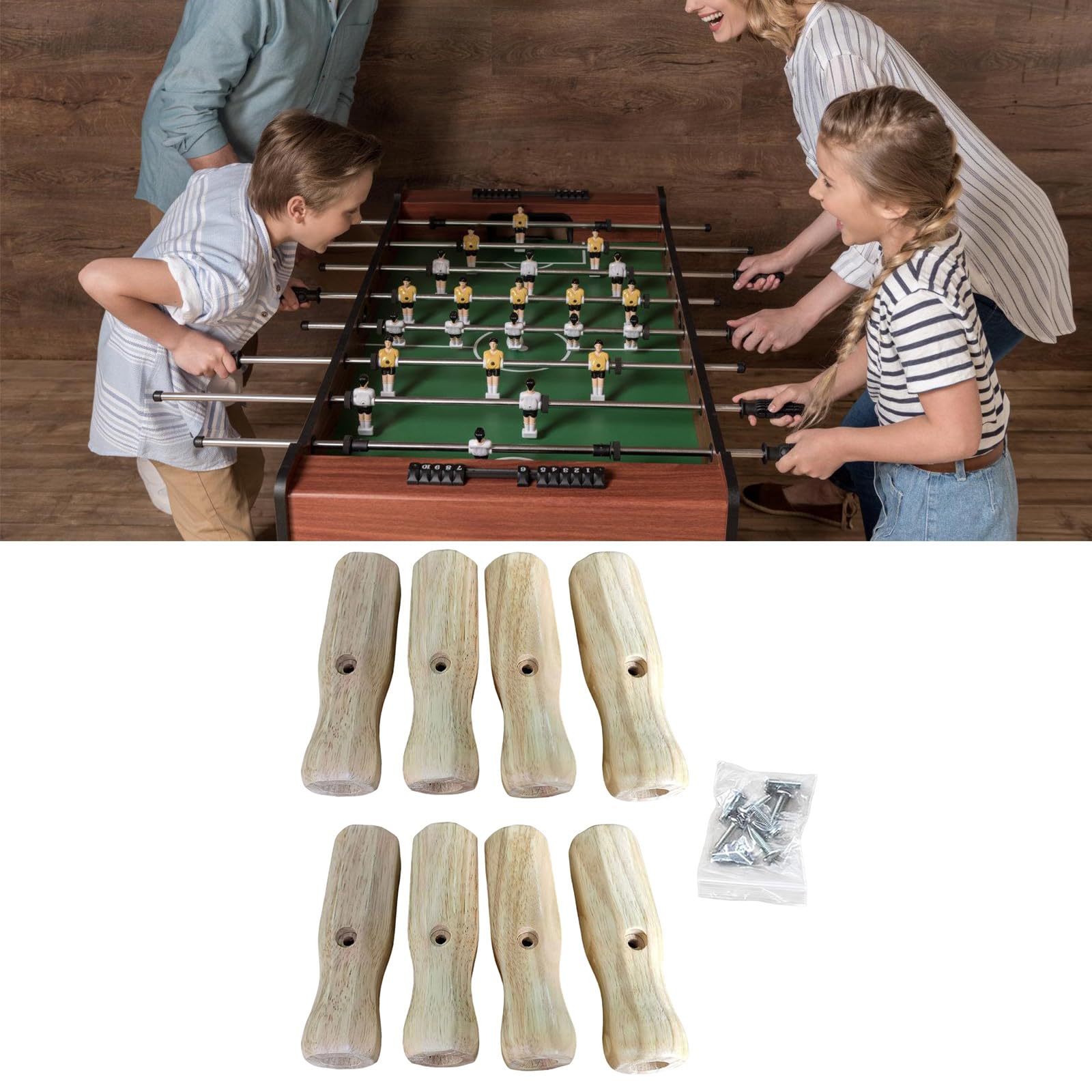 SAMAX Table de Babyfoot / Jouer au Baby-foot en Bois avec Porte-Gobelet | MA Trading | Buy it Smart
