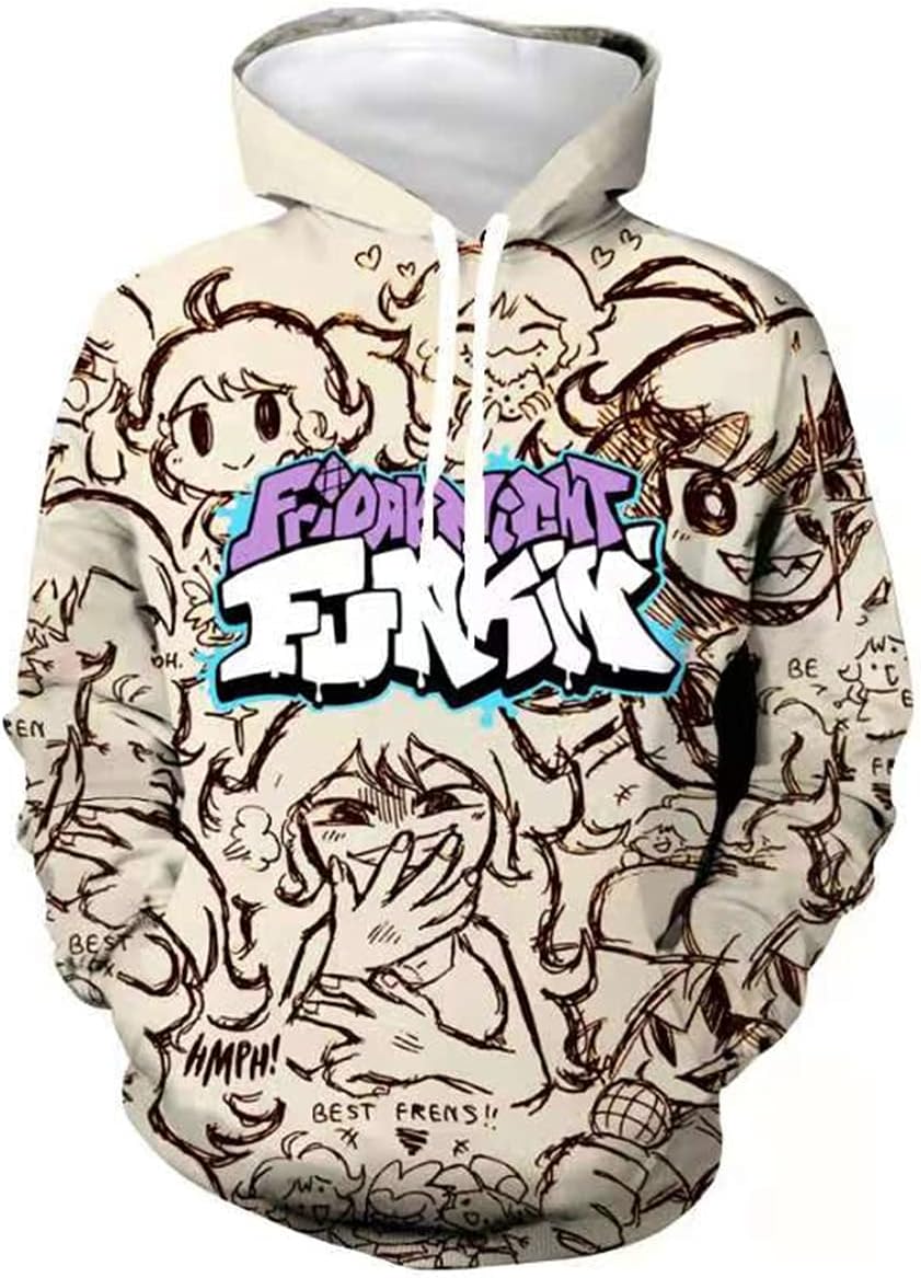 Friday Night 3D Printed Cosplay Hoodie Sweatershirt