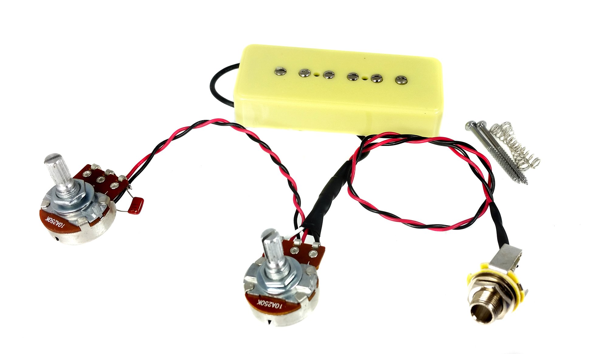 Special Edition 'Pig 90 Soapbar P90 Set In Red / Black Crackle | Limited Edition Pickups | Bare Knuckle Pickups - Foto 3