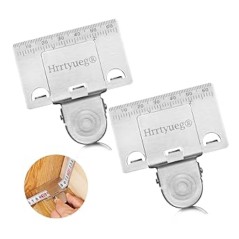 Measuring Tape Clip Tool - Corners Clamp Holder Precision Measuring Tools - Fixed Ruler Mark Tools for Most Tape Measures(2 PCS)
