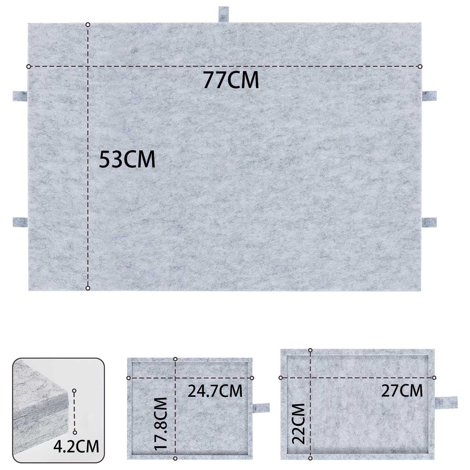 Mesa De Rompecabezas Plegable,Mesa De Rompecabezas Inclinable,Tablero De Rompecabezas De Fieltro Liviano,Superficie Antideslizante,DiseñO Abatible,para El Hogar O Viajar