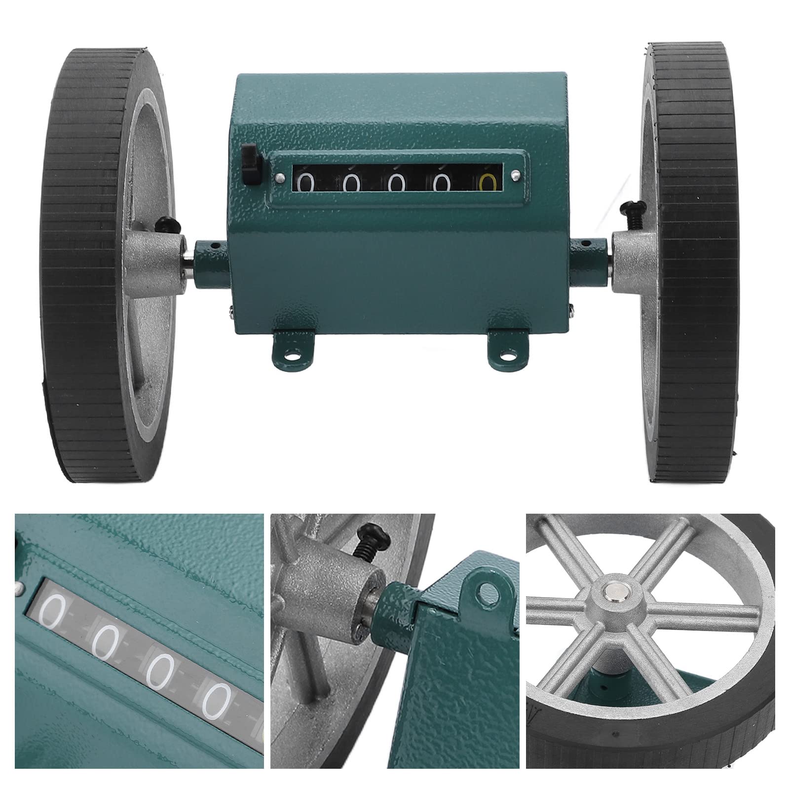 Contatore Meccanico a 5 Cifre, Contametri digitale a rotazione, contametri con display trasparente a 5 cifre, Contametri per la produzione di tessitura, plastica, pellicola e pelle