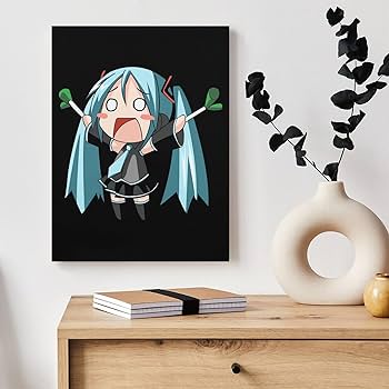 初音ミク イラスト A4サイズ 木製フレーム 初音ミク イラスト A4サイズ 木製フレーム 初音ミク風 イラスト