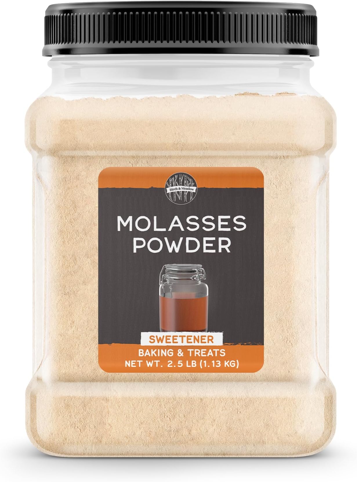 Birch & Meadow 1.5 lb of Molasses Powder, Sweetener, For Baking
