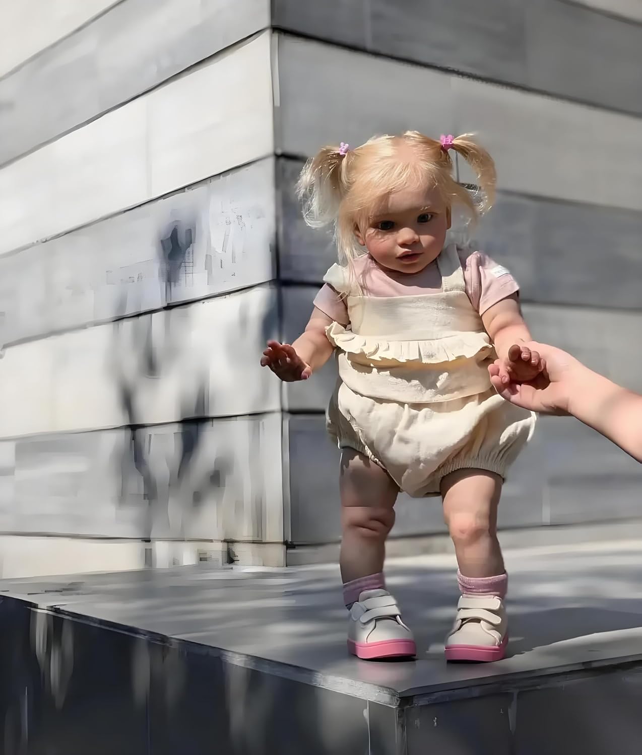 RXDOLL Reborn Baby Dolls Toddler Girl 26 Inch Big Size Reborn Toddler Dolls Soft Body Lifelike Baby Dolls that Look Real Silicone Babies Doll with Feeding Toy for Girls 3+