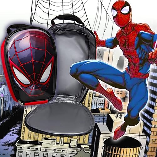 Miniatura 6 de Bioworld Marvel Spider-Man Lenticular Comic Superhero - Bolsa de almuerzo aislada