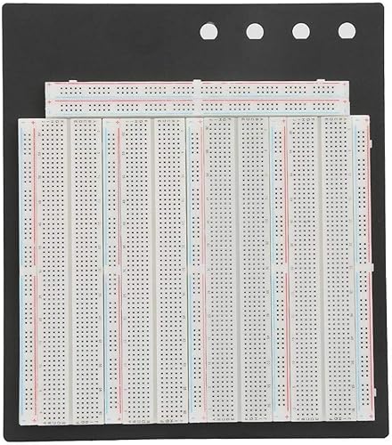 Miniatura 9 de Tabla de pan, 3220 puntos de lazo Breadboard sin soldadura placa de prueba de circuito reutilizable para electrónica testig DIY artículo