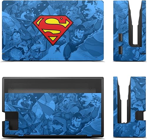 Miniatura 3 de Head Case Designs Officially Licensed Superman DC Comics Collage Logos and Comic Book Vinyl Sticker Gaming Skin Decal Cover Compatible with Nintendo