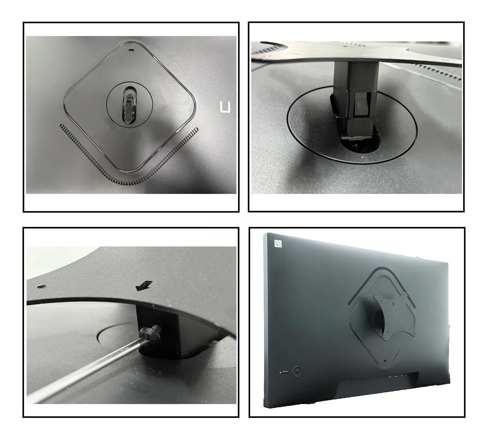 VESA-Wandhalterungsadapter, Kompatibel for HP, Omen 2023 27 Zoll 27qz 27q G2 27qs 27s 27k Monitorhalterung Zur Montage An Stand-/Arm-Schreibtischunterstützung
