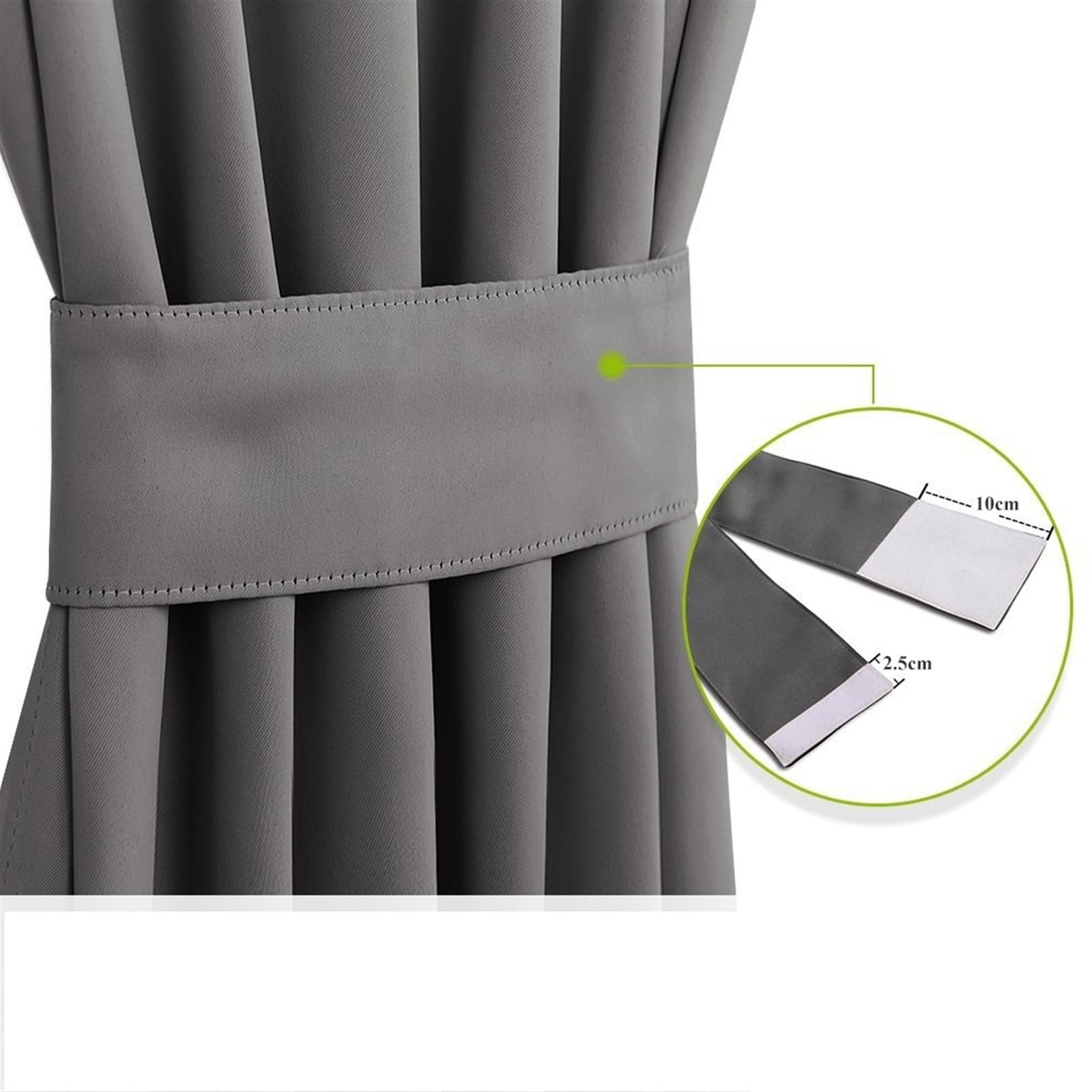Vorhang Raffhalter 6 Stück verstellbare Raffhalter, Kordel for Wohnzimmer, Schlafzimmer, Heimdekoration for Vorhänge(Navy Blue,Max L80cm)