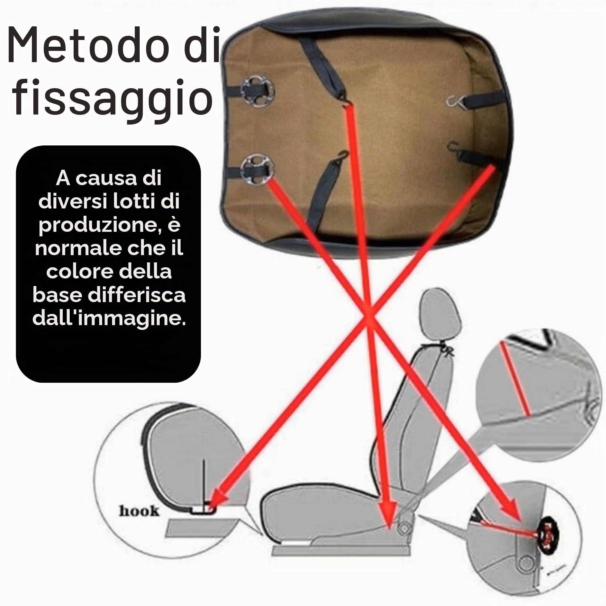 SUQ 2PCS Copertura Sedile Anteriore, Premium PU Copertura Sedile Dell'Automobile, Impermeabile Cuscino Sedile Dell'Automobile, Protezione Cuscino Sedile per Maggior Parte Veicolo, Nero