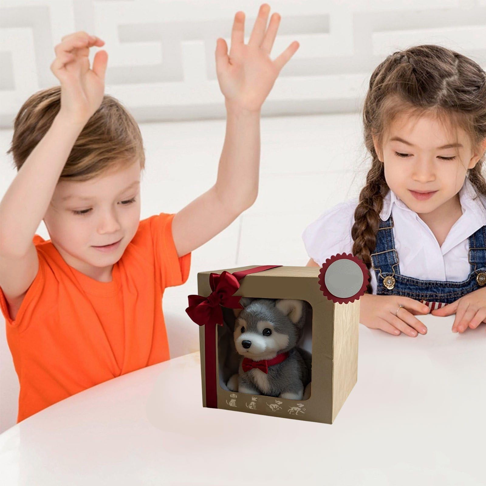 Robot Chien IA 2026 – Dialogue Vocal, Marche, Aboie, Remue La Queue – Rechargeable, Personnalisable – Compagnon Intelligent