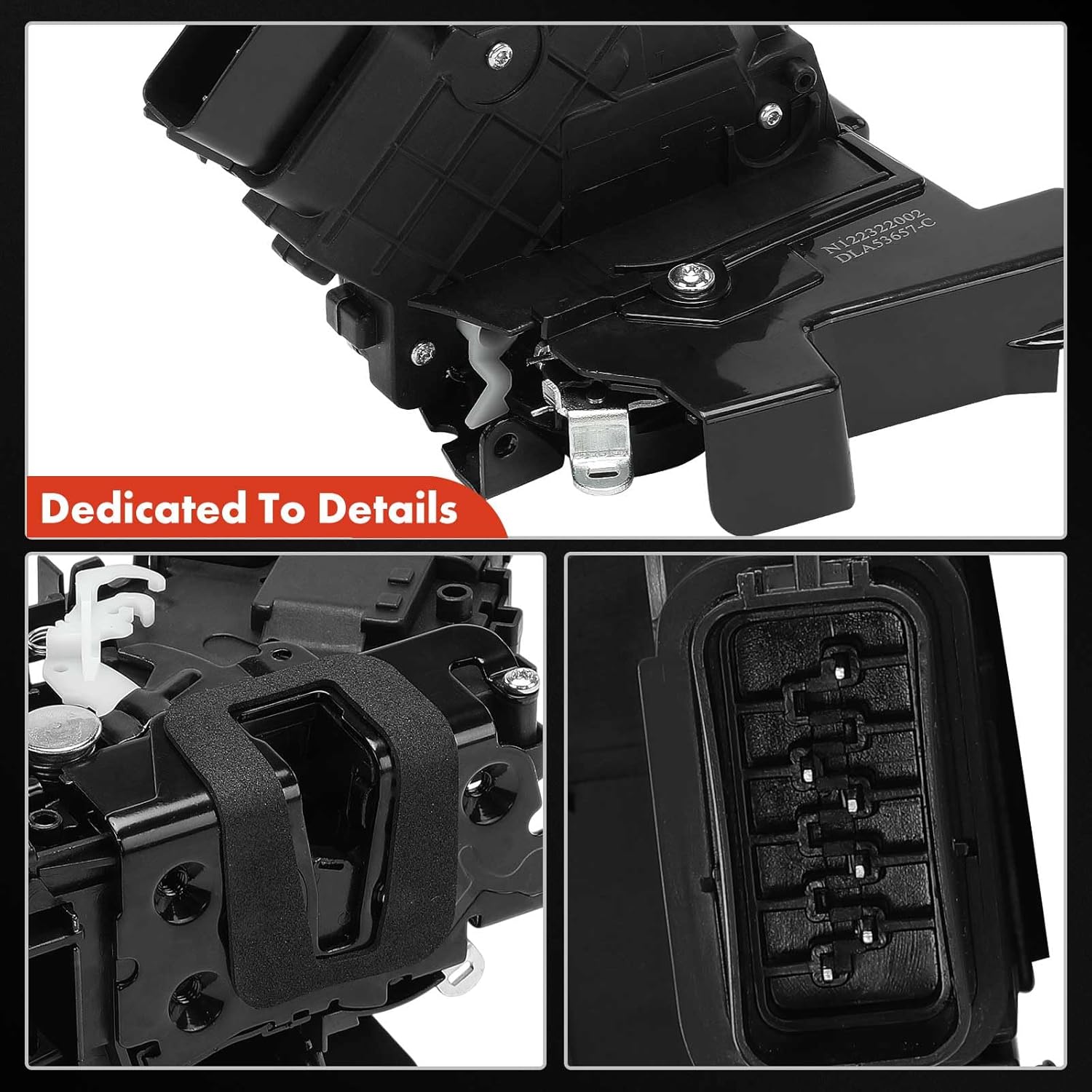 A-Premium Front Left Driver Side Door Lock Actuator Compatible with Volvo XC60 2010-2017, S40 2005-2011, S80 2007-2016, XC70 2008-2016, C70 2006-2013, C30 2007-2013, V50 2007-2011, V70 2008-2010