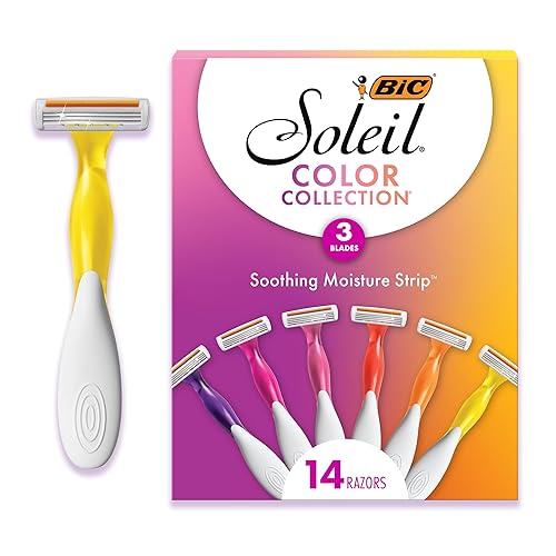 BIC Soleil 3 Colors Women's Disposable Razors With Aloe Vera