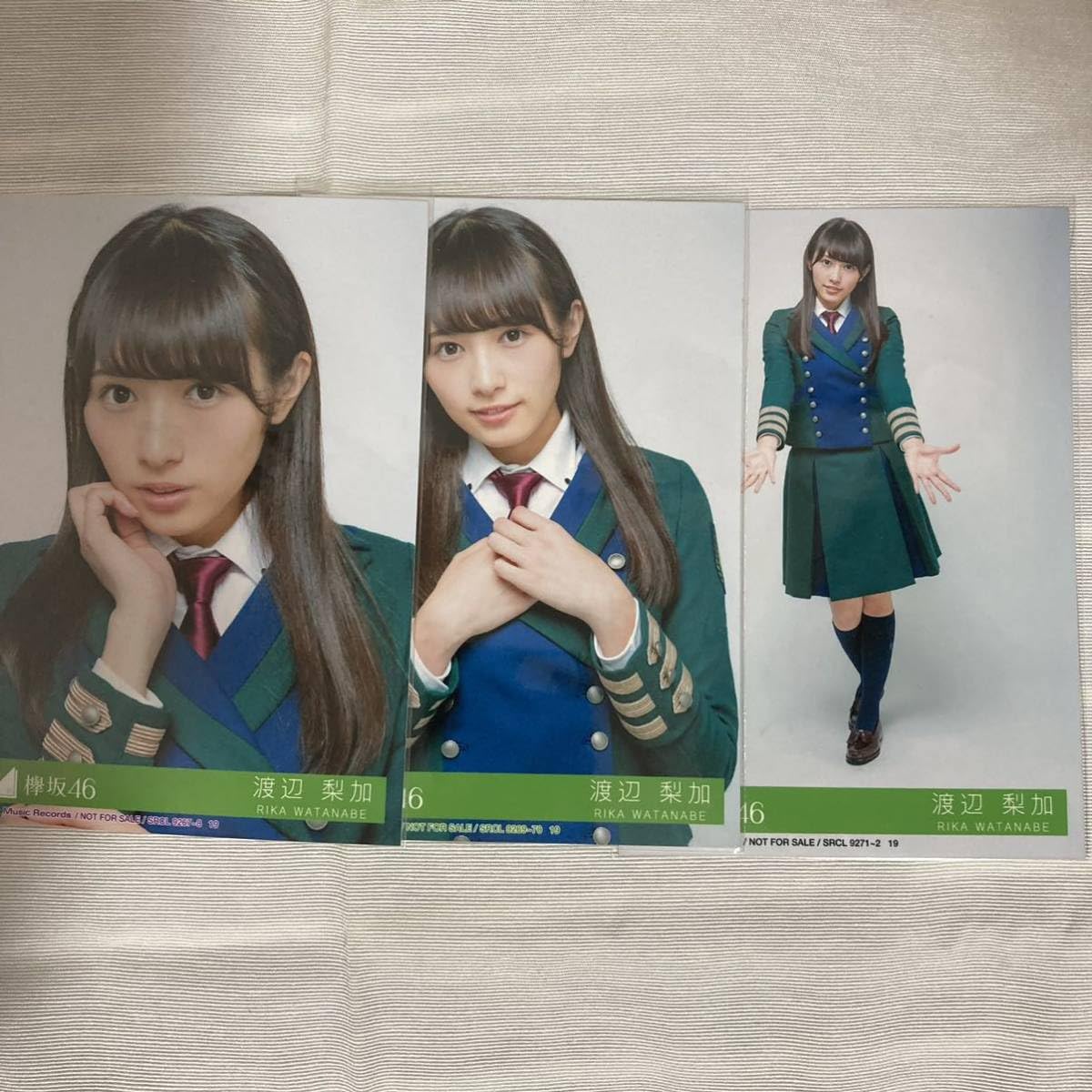 欅坂46 二人セゾン 会場 生写真 6種コンプ 渡辺梨加 購入済