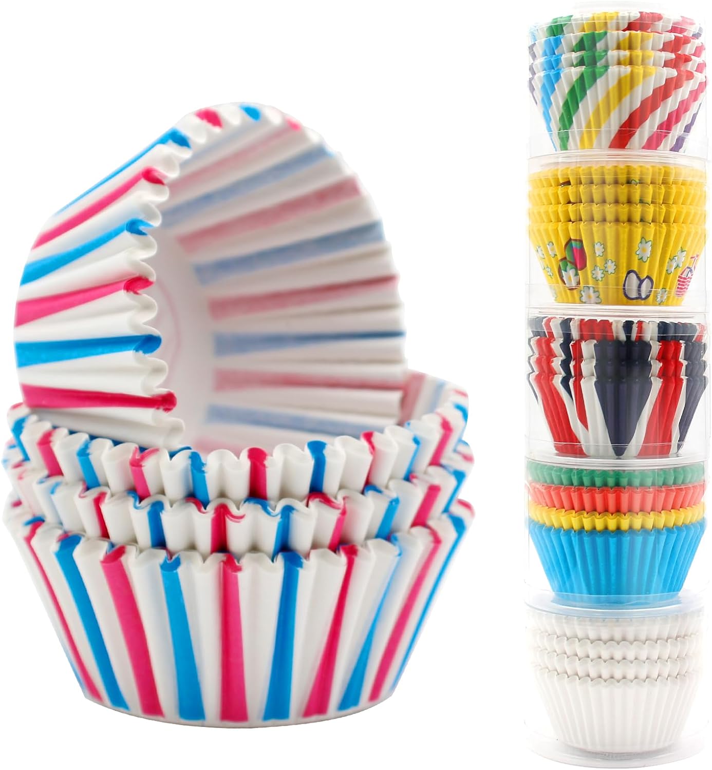 Cupcake Cases,100Pcs Paper Cupcake Cases for Baking,Cupcake Cases