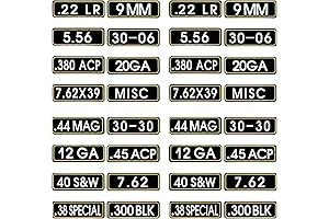 Vinyl Labels, 80 Can Labels Ammo Labels Printed Vinyl Stickers for Cans 12 20