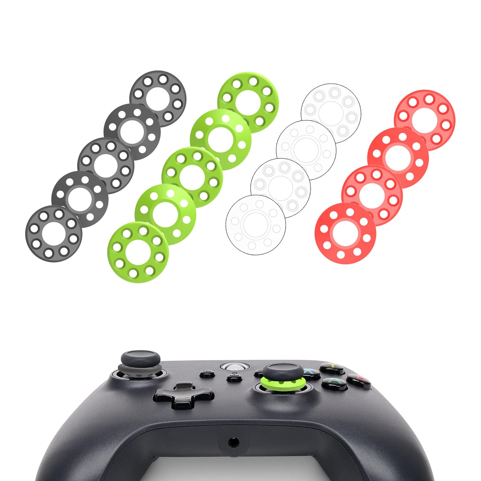 Bshirmay Precision Target Control Rings, Aim Assist Motion Controller Loop Compatible with PS4/PS5/PS5 Pro, Xbox One/360, Xbox Series X/S, Switch Pro