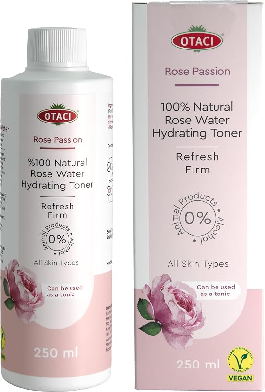 Tônico facial OTACI Rose Passion com água de rosas, 250 mL
