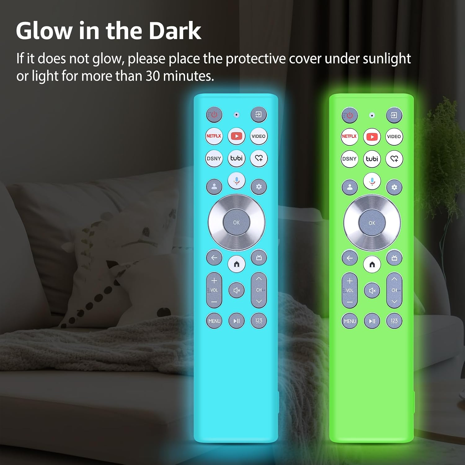 [2 Pcs] Protective Case for Hisense ERF6A80 ERF6G80H ERF6F80H TV Remote image 2