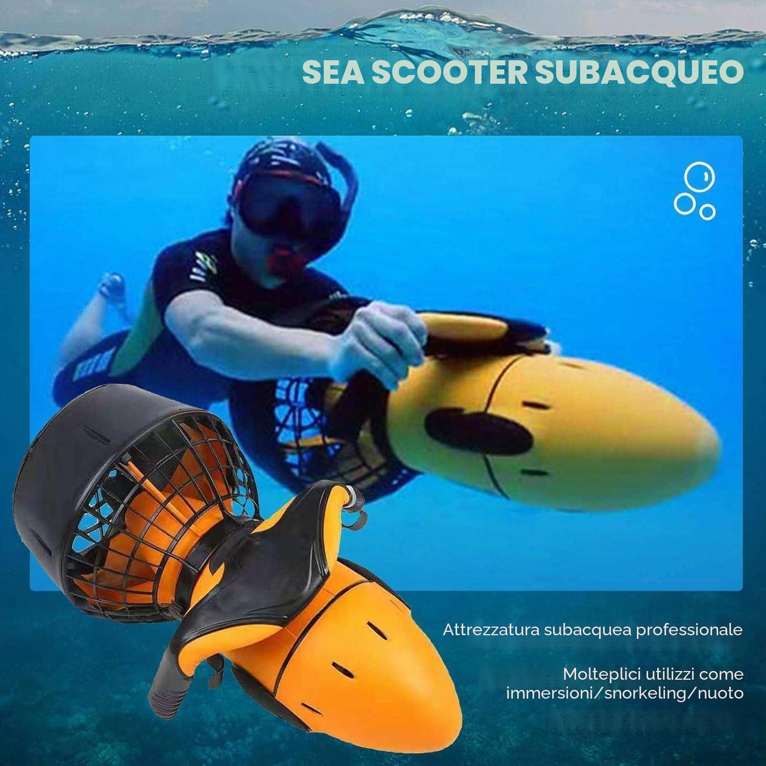 WEIMILOR L'Ultimo Modello Migliorato per Il 2026: Scooter Elettrico per Immersioni subacquee da 800 W, Scooter subacqueo, Avventure subacquee
