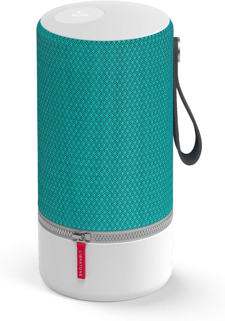 Libratone Zipp 2 Wirelwss Wi-Fi Smart Speaker with Amazon Alexa Built-in, Streaming Online Music, Smart Home Control, Premium Sound with Enhanced Bass, 12 Hour Playtime-Pine Green