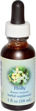 Flower Essence Services Holly Dropper Herbal Supplements, 1 Ounce