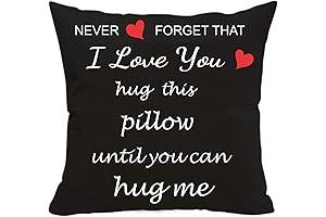 I Love You Hug This Pillow Until You Can Hug Me Pillow Cover
