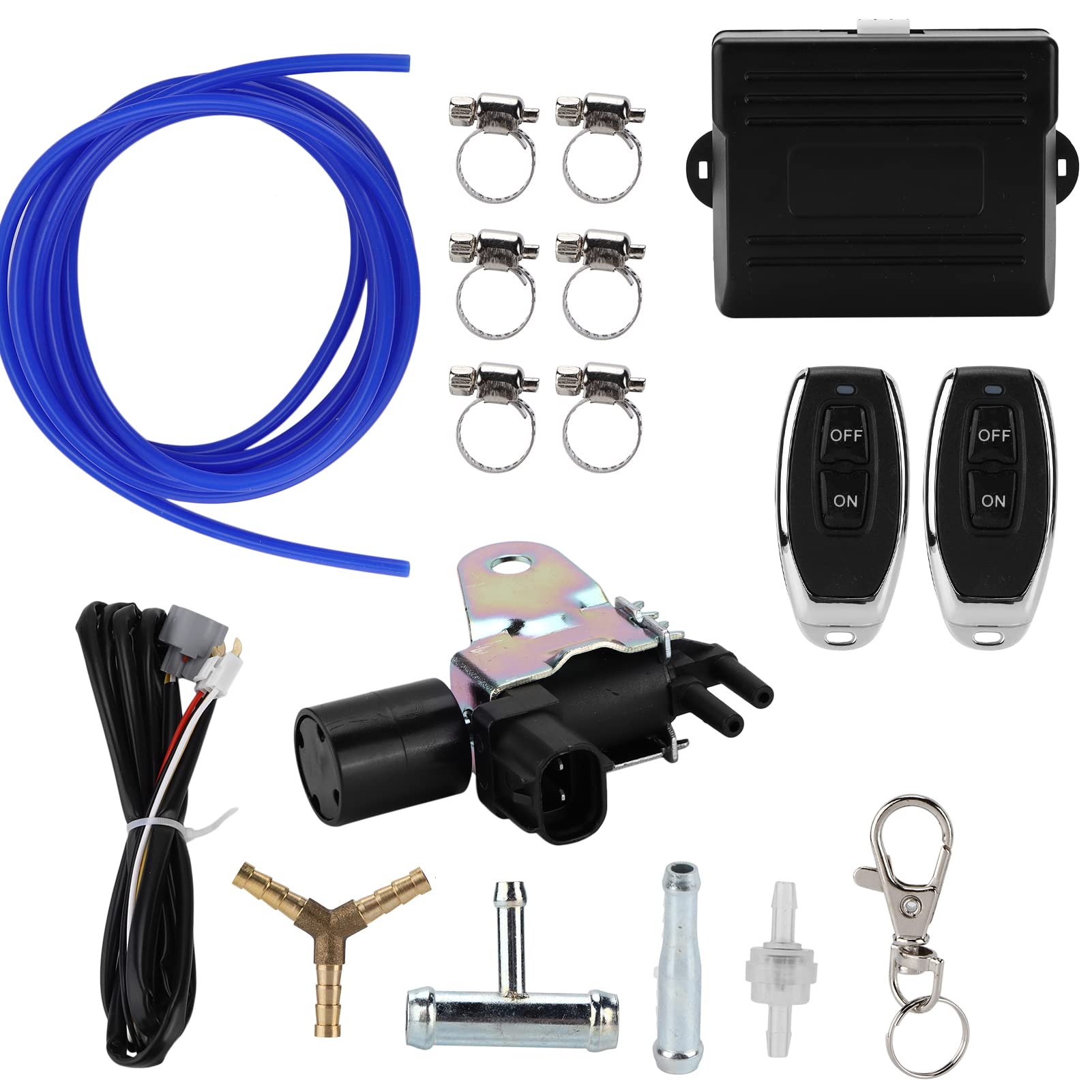 Kit di Controllo Universale per Valvola di Scarico Applicazione per Auto con Telecomando per Vuoto