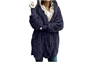 Soft Warm Oversized Fuzzy Toys Prime Deals Fleece Jackets for Women Winter...