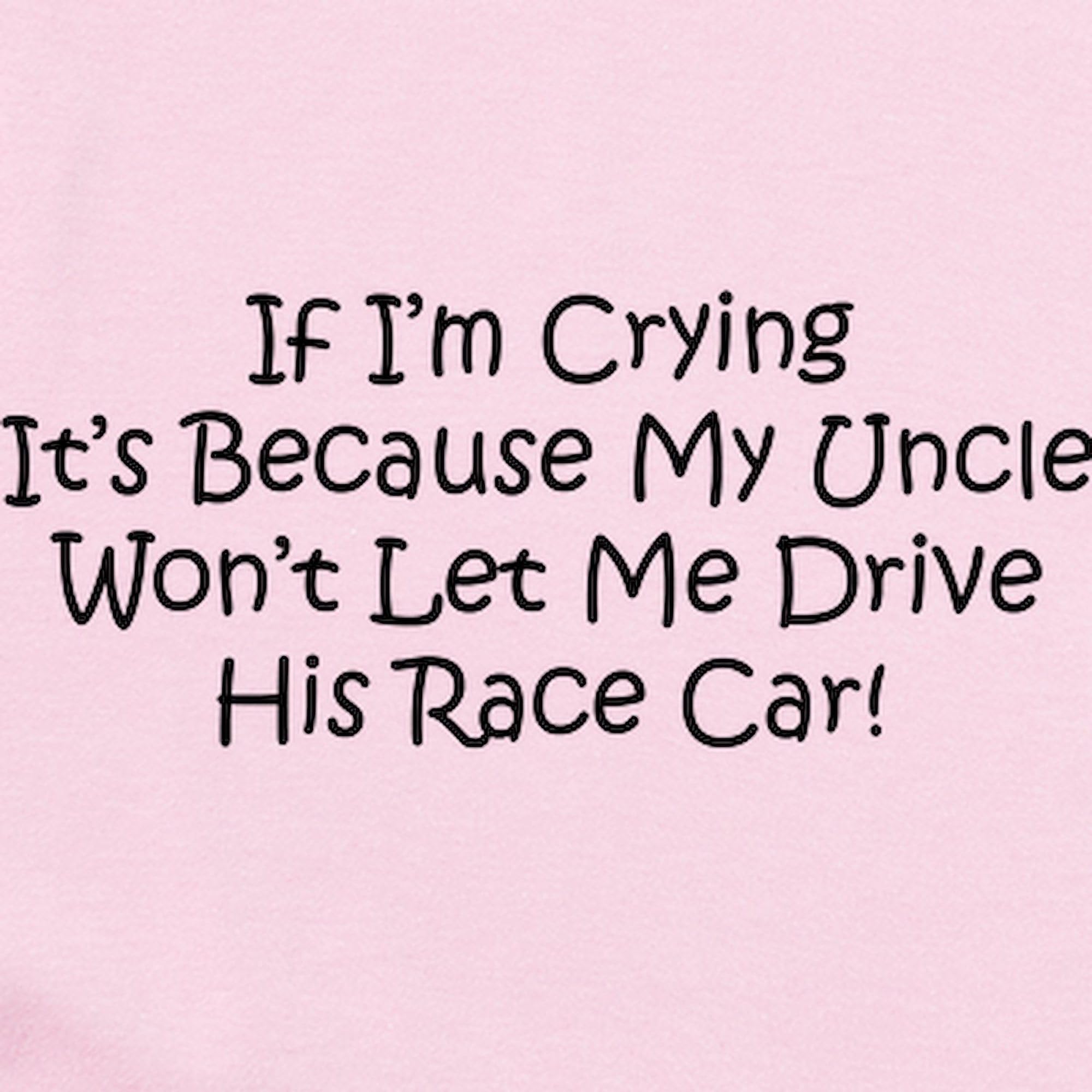 CafePress My Uncles Race Car Infant Bodysuit Cute Infant Bodysuit Baby Romper Petal Pink