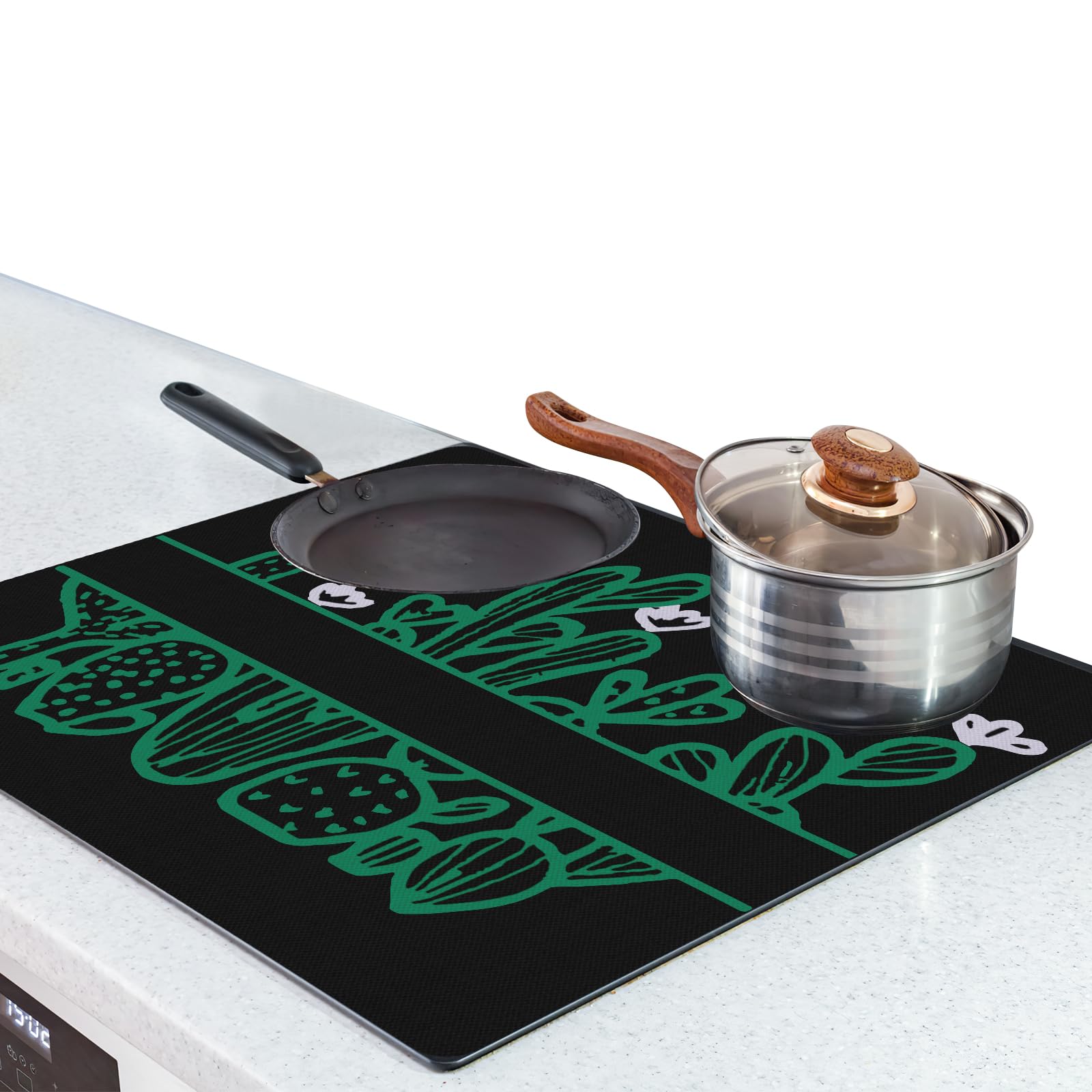 Tappetino Silicone Per Piano Cottura A Induzione - Antiscivolo, Isolante Termico E Lavabile - Foto 5